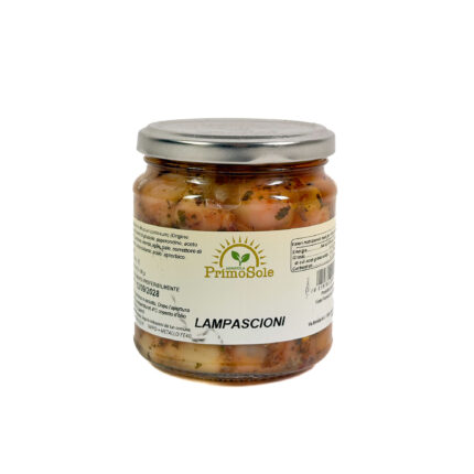barattolo di Lampascioni dell'azienda Agricola primo sole