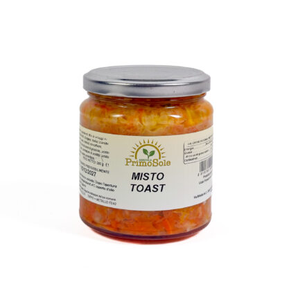 barattolo di Misto Toast dell'azienda Agricola primo sole