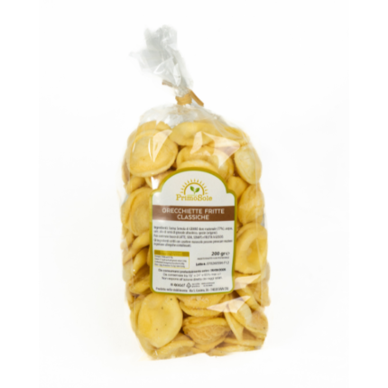 Orecchiette Fritte Classiche Croccanti Pugliesi Agricola Primo Sole